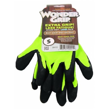 LFS GLOVE Wonder Grip Extra Grip Garden Gloves Small Green WG310S 001571